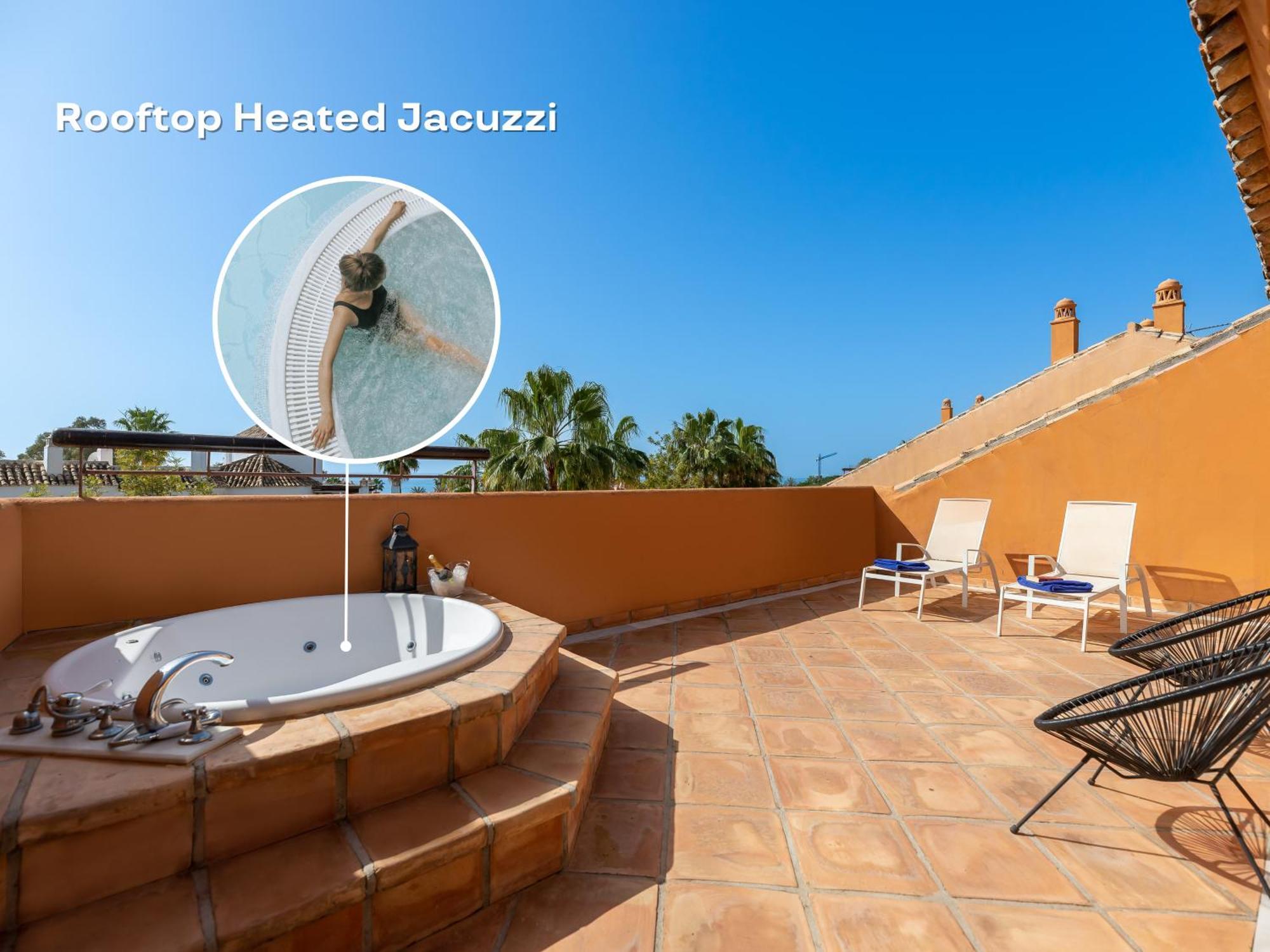 Vacation I Duplex Con Encanto Bahia, 280m2 Duplex Penthouse, Luxury Complex, A Minute From The Beach, 24-7 Security, In Town Appartement *